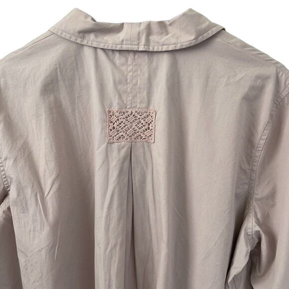 J. Jill Button down cotton top. Mauve Size LARGE TALL. Vintage - Picture 4 of 8